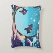 2匹の魚 アクセントクッション (裏面(縦))