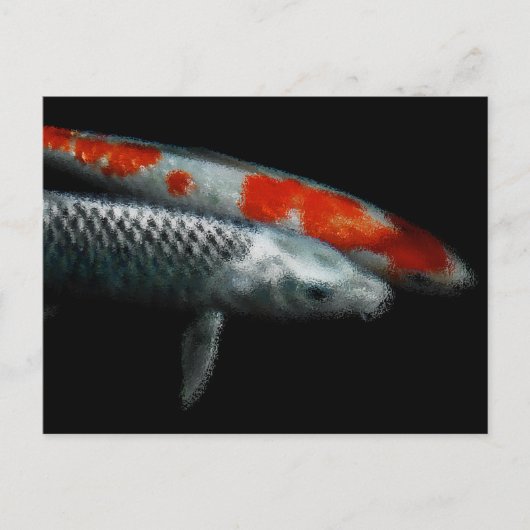 2匹の魚 シーズンポストカード (正面)