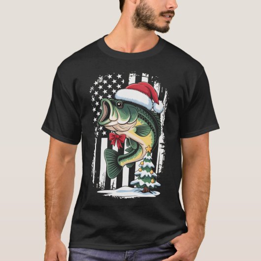 2匹の鯉のメリークリスマス Tシャツ (正面)