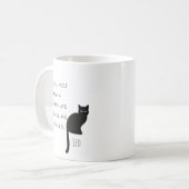 2匹パーソナライズされたとも猫の頃に再会 コーヒーマグカップ (正面左)