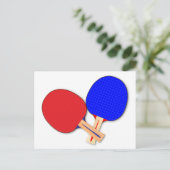 2卓球こうもり ポストカード (スタンド正面)