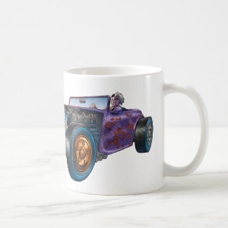 2台の顔の車2 コーヒーマグカップ