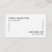 2名コンサルタントプレミアム厚 名刺 (正面)