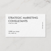 2名コンサルタントプレミアム厚 名刺 (裏面)