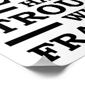 2名中3名のポスタおもしろいー ポスター (角)