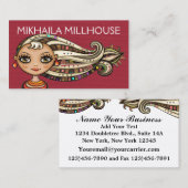 2名刺版 – Society Diva 名刺 (正面/裏面)