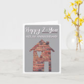 2周年お家記念日カード カード (黄色い花)