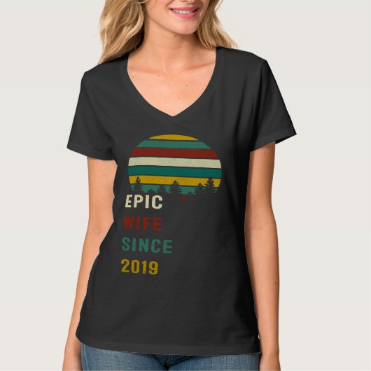 2周年の記念日に+Epic+Wifeへ Tシャツ (正面)