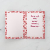 2周年結婚記念カード - 綿 カード (内部)