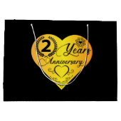 2周年記念ワードアート ラージペーパーバッグ (裏面)