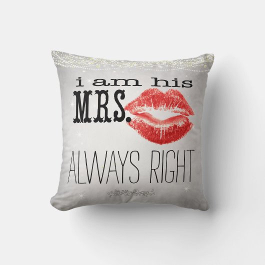 2周年記念ヴィンテージミセス・常時ライト クッション (正面)