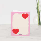 2周年記念結婚カード綿1 カード (裏面)