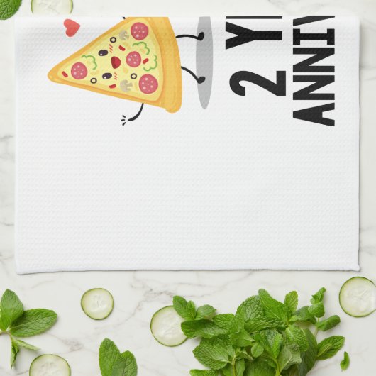 2周年記念2年 キッチンタオル (折り畳み)