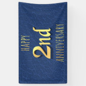 2周年記念 横断幕 (縦)