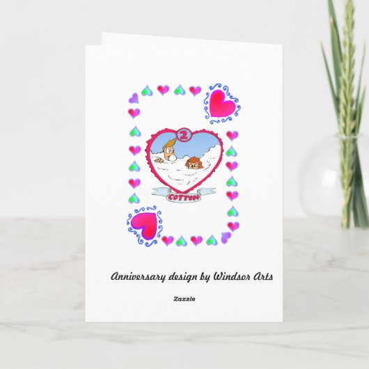 2周年記念 綿 カード (裏面)