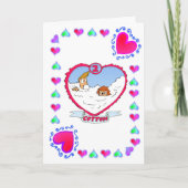 2周年記念 綿 カード (正面)