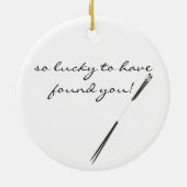 "" 2味方されたオーナメント見つけることが不可能なもの セラミックオーナメント (裏面)