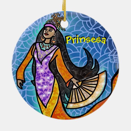 2味方されたオーナメント セラミックオーナメント (裏面)