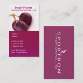 2味方された名刺(ブドウ) 名刺 (正面/裏面)