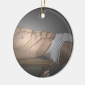 2味方された白い報告書のオーナメント セラミックオーナメント (左)