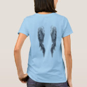 2味方されて私は天使のティーで信じます Tシャツ (裏面)