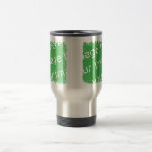 2味方されるフリンジのボーダーデザイン- トラベルマグ (中央)