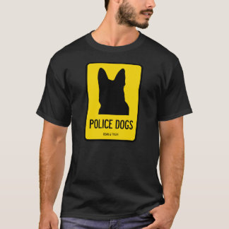 2味方されるTシャツ"警察犬" Tシャツ
