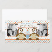 2回のおもしろいBOYSフォトカード (正面/裏面)