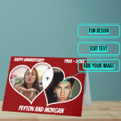 2回のハート記念日 カード