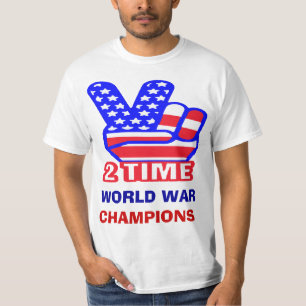 2回の続けて世界大戦はTシャツをむしゃむしゃ食べます Tシャツ