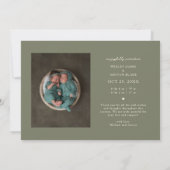 2回の賛美タイポグラフィセージ誕生のお知らせ 案内状 (裏面)