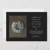 2回の賛美タイポグラフィ黒生誕発表 案内状 (裏面)