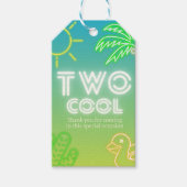 2回クールの誕生日メッセージカード ギフトタグ (正面)