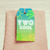 2回クールの誕生日メッセージカード ギフトタグ