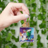 2回サンタでチェック キーホルダー (手)