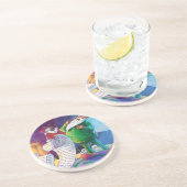 2回サンタでチェック コースター (側面)