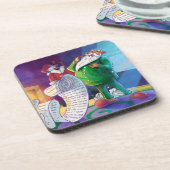 2回サンタでチェック コースター (左側)