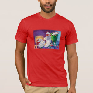 2回サンタでチェック Tシャツ
