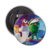 2回チェック絵画する 栓抜き (正面)