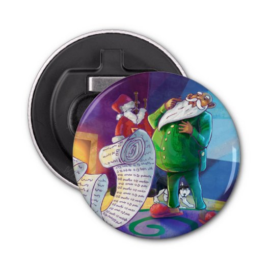 2回チェック絵画する 栓抜き (正面)