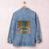 2回メジャー、一度ジャンのジャケットを支配者とカット デニムジャケット (ハンガー)
