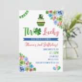 2回ラッキーサンパトリックの日2回目の誕生日 招待状 (スタンド正面)