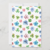 2回ラッキーサンパトリックの日2回目の誕生日 招待状 (裏面)