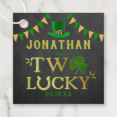 2回ラッキー聖パトリックの日2回目の誕生日 フェイバータグ (正面)