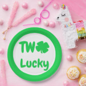 2回ラッキー・セント・パトリックの日2回目の誕生日 ペーパープレート (パーティー)