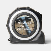 2回切り取り大工の諺ことわざ メジャー (正面)