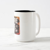 2回測定。まだ台無し。 ツートーンマグカップ (正面右)