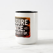 2回測定。まだ台無し。 ツートーンマグカップ (中央)