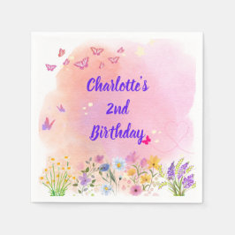 2回目のバースデー疑問に思タパーティー スタンダードカクテルナプキン