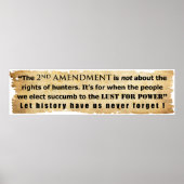 2回目の改正はハンターの権利についてではない ポスター (正面)